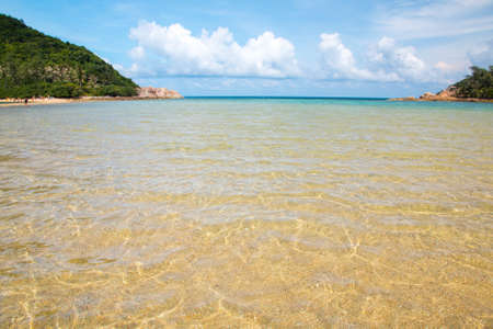 Mae Haad Beach seascape, Koh Phangan, Thailandの写真素材