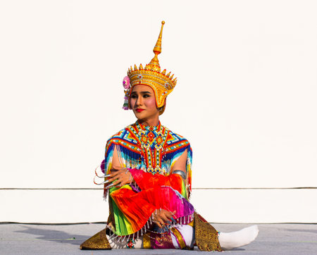 traditional thai costume, Bangkokのeditorial素材