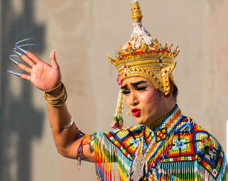 traditional thai costume, Bangkokのeditorial素材