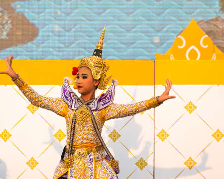 traditional thai costume, Bangkokのeditorial素材