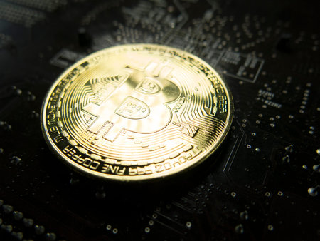 Bitcoin technologyの写真素材