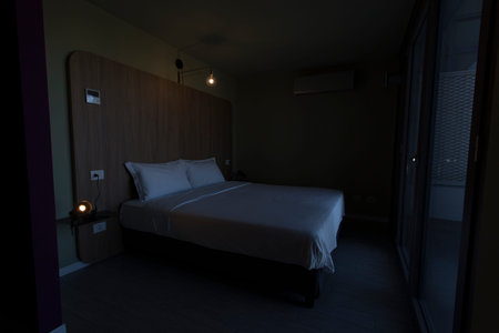 Interior shot of a modern loft flat, no people are visible.