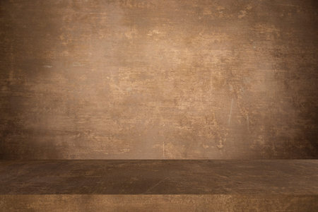 Stone table symmetrical composition for product layeringの写真素材