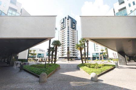 Modern architecture in Dubai, United Arab Emiratesの写真素材