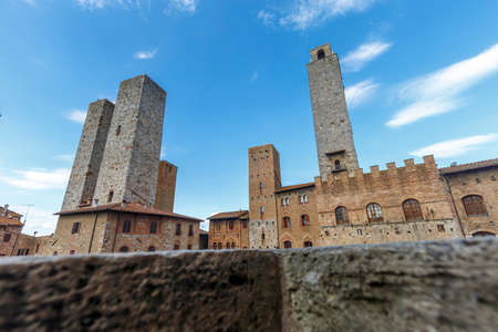 the medieval cityの写真素材