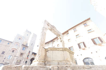 Siena, Tuscany, Italy. View of the historic city centerの写真素材
