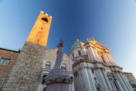 The Basilica di Santa Maria del Fiore in Florence, Italyの写真素材