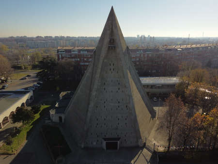 The Basilica of the Sacred Heart of Jesus in Turin Italyの写真素材