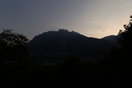Sunset in the mountains of Friuli Venezia-Giulia