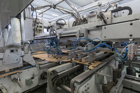 The automated production line in a factory,, tangshan, china.