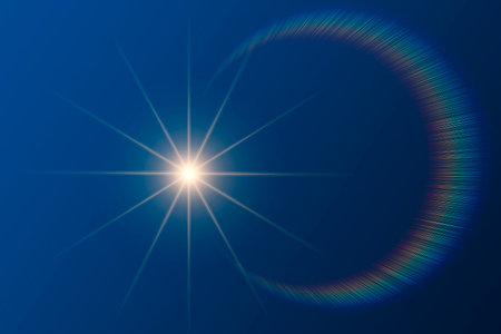 Pin light with star shape on a dark background for a perfect overlay to enhance skies or nightscape...