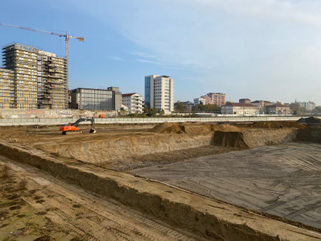 Construction of a new road.の写真素材