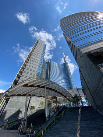Tallest skyscraper in Italy.の写真素材
