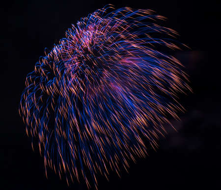 spectacular fireworkの写真素材