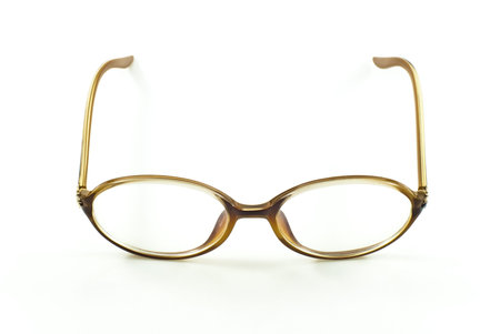 nerd eye glasses, isolatedの写真素材