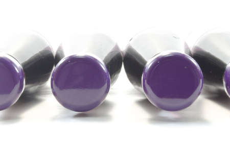 stacked up grapes juice bottles isolatedの写真素材