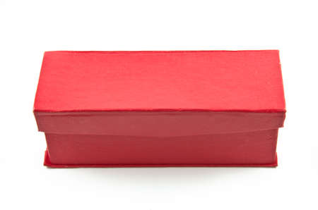 red box on white background, isolatedの写真素材