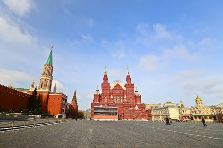 Kremlin, red square in Moscow, Russia