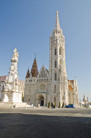 shot of the Matthias Church, Budapest, Hungaryのeditorial素材
