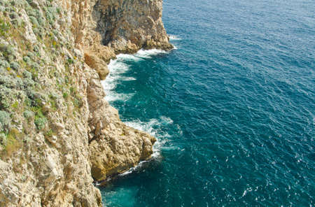 adriatic sea at Dubrovnik, Croatiaの写真素材