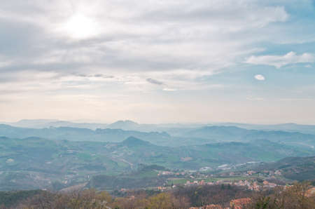 reppublic San Marino top viewの写真素材