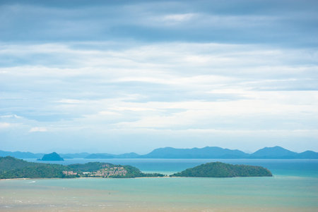 viewpoint phuket town thailandの写真素材