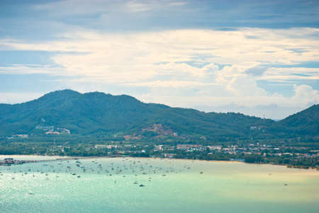 viewpoint phuket town thailandの写真素材