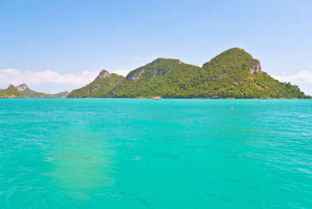 Angthong national marine park close to Koh Samui, Thailandの写真素材