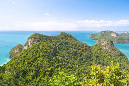 Angthong national marine park close to Koh Samui, Thailandの写真素材