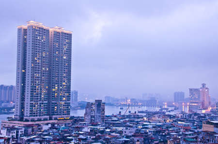 MACAU - MAY 9:Visitors outside Casino on May 9 2013 in Macau, China.Macau is the gambling capital of Asia and is visited by over 25 million people every yearのeditorial素材