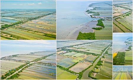 collections of Aerial view of rice field terraces in Thailandの写真素材