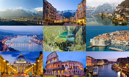 image collections of Europe