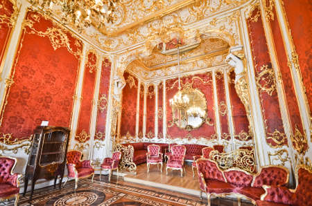 ST.PETERSBURG, RUSSIA - MARCH 4: Interior of State Hermitage on March 4, 2012 in St.Petersburg, Russia. State Hermitage was founded in 1764. Now it is largest in Russia and one of largest museumsのeditorial素材
