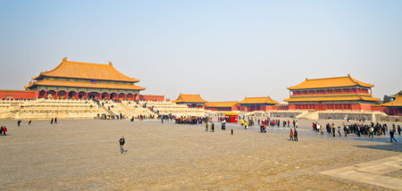 The Forbidden City was the Chinese imperial palace from the Ming Dynasty to the end of the Qing Dynastyのeditorial素材