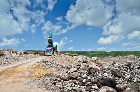 Volcano Merapi on the island of Java, Indonesiaの写真素材
