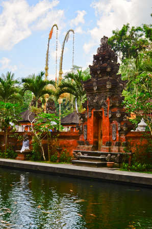 Tirta Empul in Baliの写真素材