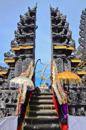 Batur Temple, Bali, Indonesia. One of the most important temples in Indonesiaの写真素材
