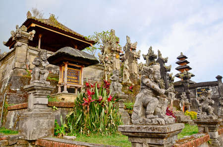 Pura Besakih. - largest hindu temple of Bali, Indonesiaの写真素材