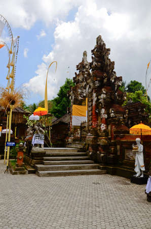 Tirta Empul in Baliの写真素材