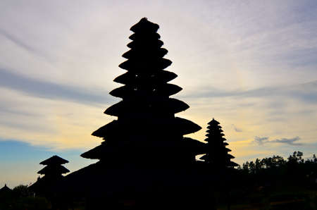 Pura Besakih. - largest hindu temple of Bali, Indonesiaの写真素材