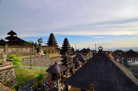 Pura Besakih. - largest hindu temple of Bali, Indonesiaの写真素材