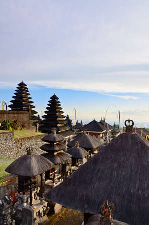 Pura Besakih. - largest hindu temple of Bali, Indonesiaの写真素材