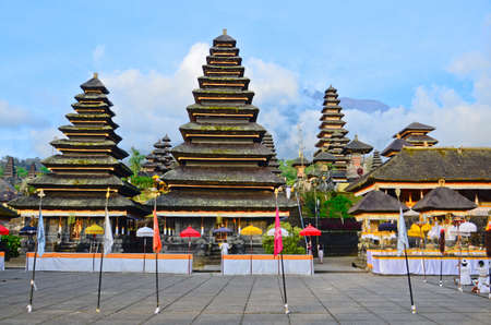 Pura Besakih. - largest hindu temple of Bali, Indonesiaの写真素材