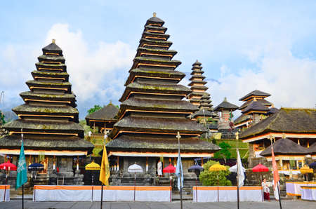 Pura Besakih. - largest hindu temple of Bali, Indonesiaの写真素材