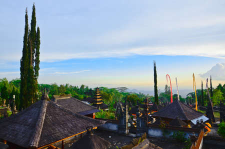 Pura Besakih. - largest hindu temple of Bali, Indonesiaの写真素材
