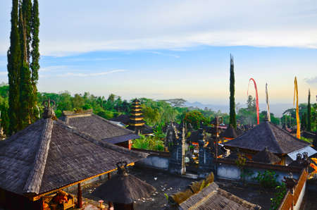 Pura Besakih. - largest hindu temple of Bali, Indonesiaの写真素材