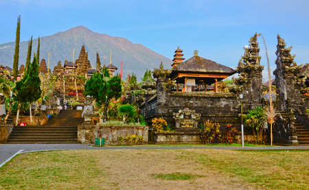 Pura Besakih. - largest hindu temple of Bali, Indonesiaの写真素材