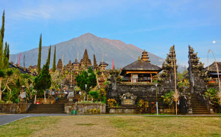 Pura Besakih. - largest hindu temple of Bali, Indonesiaの写真素材
