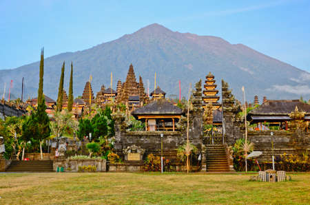 Pura Besakih. - largest hindu temple of Bali, Indonesiaの写真素材