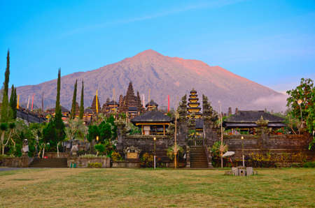 Pura Besakih. - largest hindu temple of Bali, Indonesiaの写真素材